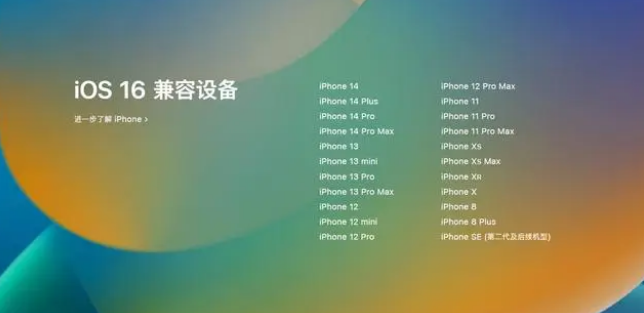 满洲里苹果手机维修分享iOS16.1.1支持哪些设备 